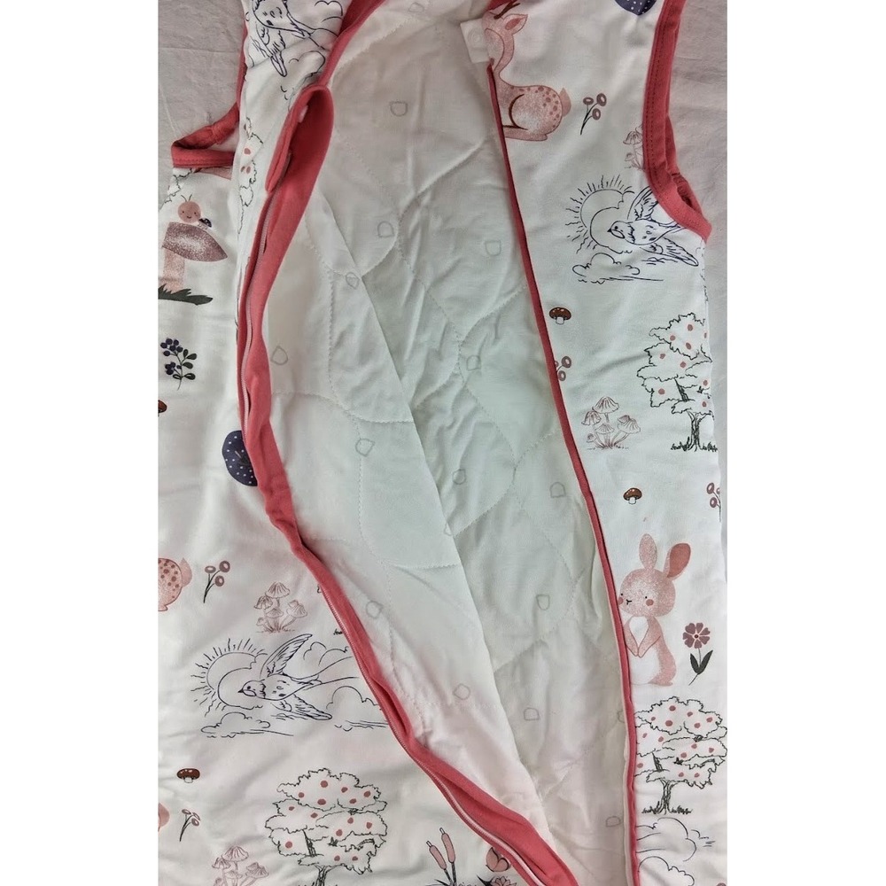 Usbettas Baby 18 24 Mos Wearable 2.5 Tog Blanket Cotton Soft Sleep Sack Pink NWT - Picture 4 of 6